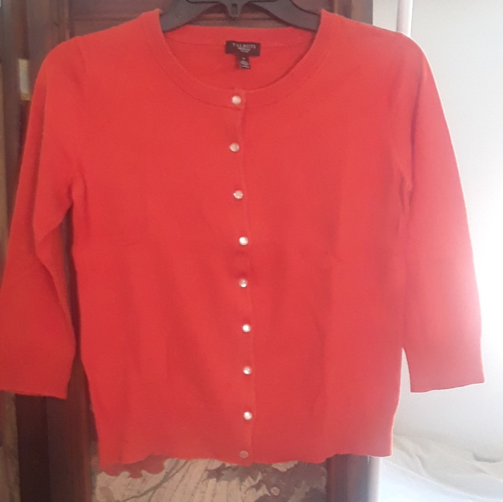Talbots 3/4 lenght sleeve cardigan in size petite